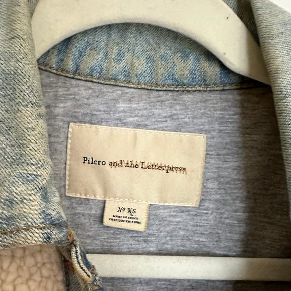 Pilcro sherpa/denim jacket - Picture 4 of 5